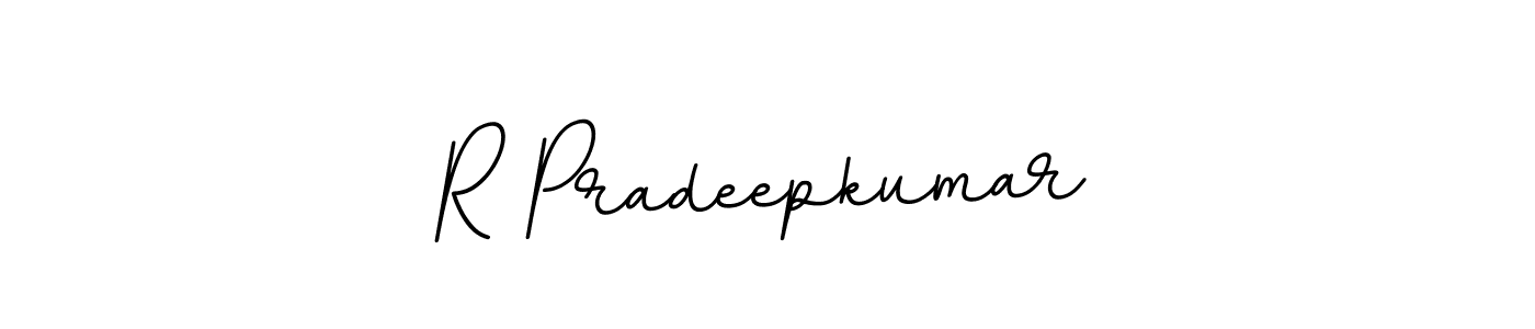 Make a short R Pradeepkumar signature style. Manage your documents anywhere anytime using BallpointsItalic-DORy9. Create and add eSignatures, submit forms, share and send files easily. R Pradeepkumar signature style 11 images and pictures png