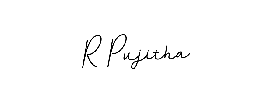 Once you've used our free online signature maker to create your best signature BallpointsItalic-DORy9 style, it's time to enjoy all of the benefits that R Pujitha name signing documents. R Pujitha signature style 11 images and pictures png