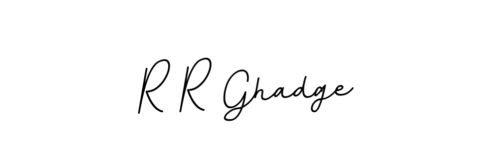 How to make R R Ghadge signature? BallpointsItalic-DORy9 is a professional autograph style. Create handwritten signature for R R Ghadge name. R R Ghadge signature style 11 images and pictures png