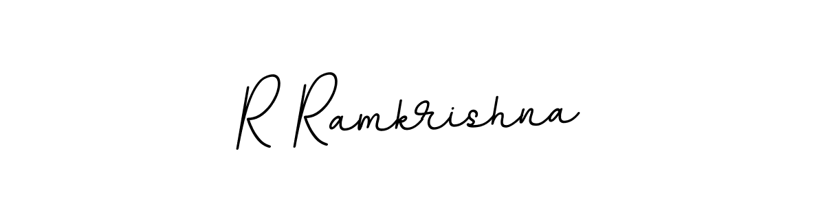 You should practise on your own different ways (BallpointsItalic-DORy9) to write your name (R Ramkrishna) in signature. don't let someone else do it for you. R Ramkrishna signature style 11 images and pictures png