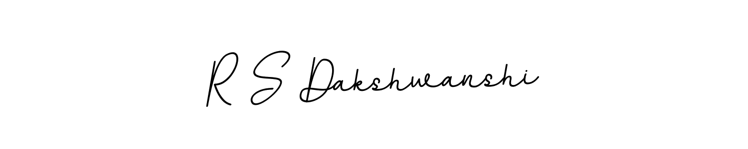 You should practise on your own different ways (BallpointsItalic-DORy9) to write your name (R S Dakshwanshi) in signature. don't let someone else do it for you. R S Dakshwanshi signature style 11 images and pictures png