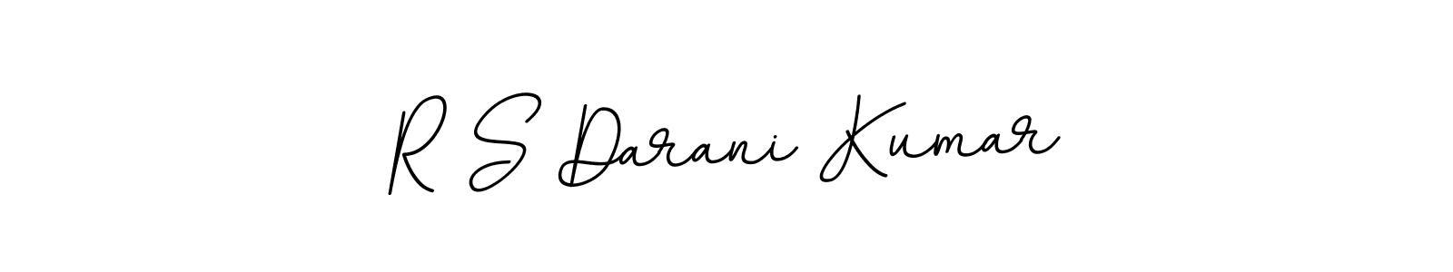 Design your own signature with our free online signature maker. With this signature software, you can create a handwritten (BallpointsItalic-DORy9) signature for name R S Darani Kumar. R S Darani Kumar signature style 11 images and pictures png