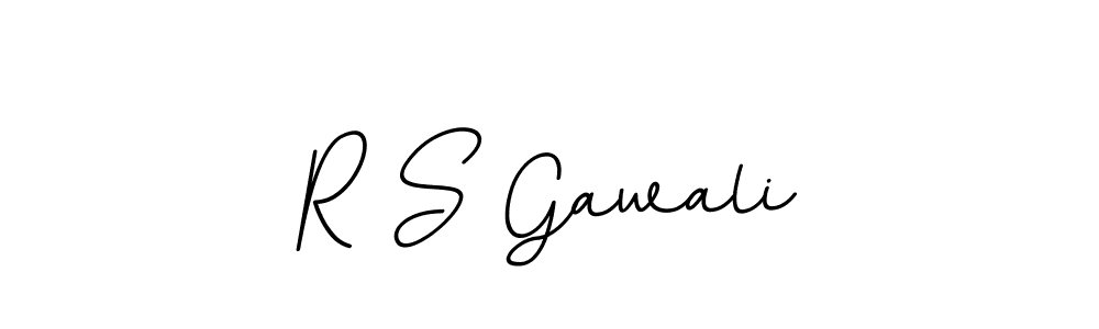 Make a beautiful signature design for name R S Gawali. With this signature (BallpointsItalic-DORy9) style, you can create a handwritten signature for free. R S Gawali signature style 11 images and pictures png