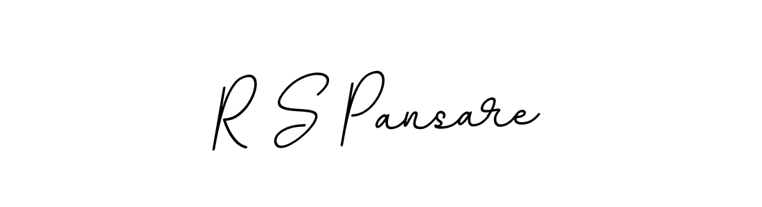 R S Pansare stylish signature style. Best Handwritten Sign (BallpointsItalic-DORy9) for my name. Handwritten Signature Collection Ideas for my name R S Pansare. R S Pansare signature style 11 images and pictures png