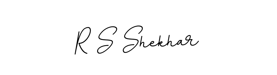 How to make R S Shekhar name signature. Use BallpointsItalic-DORy9 style for creating short signs online. This is the latest handwritten sign. R S Shekhar signature style 11 images and pictures png