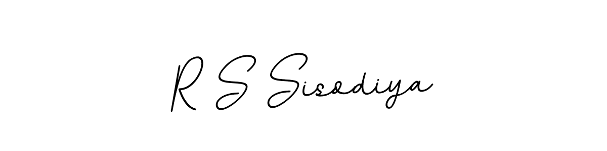 You should practise on your own different ways (BallpointsItalic-DORy9) to write your name (R S Sisodiya) in signature. don't let someone else do it for you. R S Sisodiya signature style 11 images and pictures png