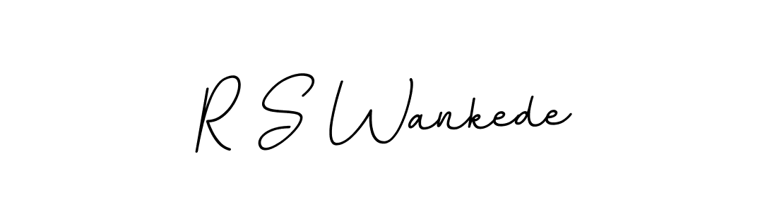 How to make R S Wankede signature? BallpointsItalic-DORy9 is a professional autograph style. Create handwritten signature for R S Wankede name. R S Wankede signature style 11 images and pictures png