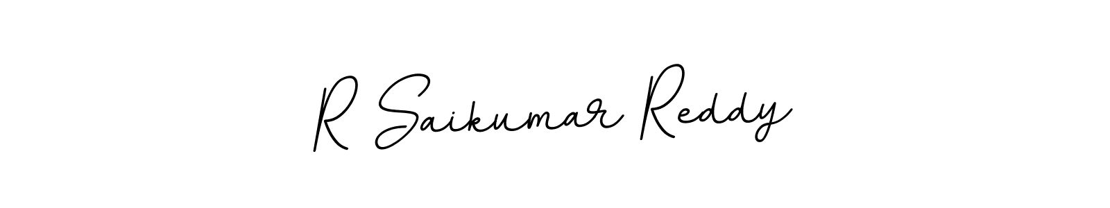 You should practise on your own different ways (BallpointsItalic-DORy9) to write your name (R Saikumar Reddy) in signature. don't let someone else do it for you. R Saikumar Reddy signature style 11 images and pictures png