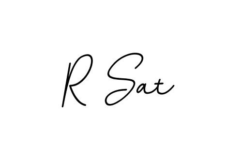 The best way (BallpointsItalic-DORy9) to make a short signature is to pick only two or three words in your name. The name R Sat include a total of six letters. For converting this name. R Sat signature style 11 images and pictures png