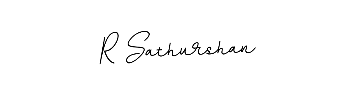 Also we have R Sathurshan name is the best signature style. Create professional handwritten signature collection using BallpointsItalic-DORy9 autograph style. R Sathurshan signature style 11 images and pictures png