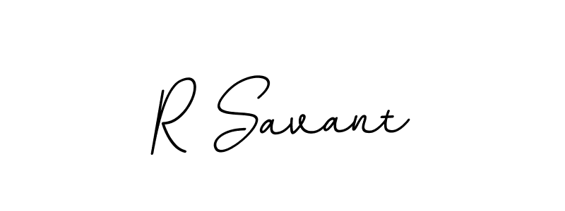 Use a signature maker to create a handwritten signature online. With this signature software, you can design (BallpointsItalic-DORy9) your own signature for name R Savant. R Savant signature style 11 images and pictures png