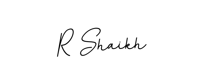 How to make R Shaikh signature? BallpointsItalic-DORy9 is a professional autograph style. Create handwritten signature for R Shaikh name. R Shaikh signature style 11 images and pictures png