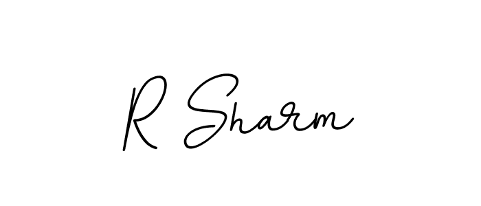 Make a beautiful signature design for name R Sharm. Use this online signature maker to create a handwritten signature for free. R Sharm signature style 11 images and pictures png