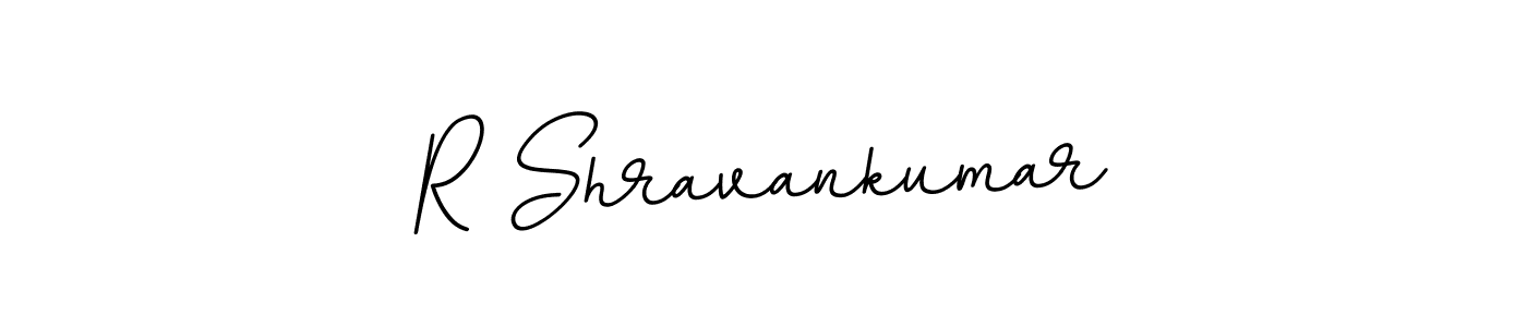 Make a beautiful signature design for name R Shravankumar. With this signature (BallpointsItalic-DORy9) style, you can create a handwritten signature for free. R Shravankumar signature style 11 images and pictures png