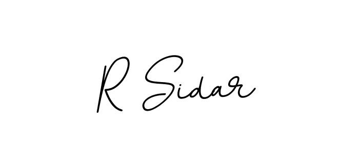 This is the best signature style for the R Sidar name. Also you like these signature font (BallpointsItalic-DORy9). Mix name signature. R Sidar signature style 11 images and pictures png
