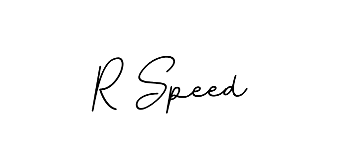 Design your own signature with our free online signature maker. With this signature software, you can create a handwritten (BallpointsItalic-DORy9) signature for name R Speed. R Speed signature style 11 images and pictures png