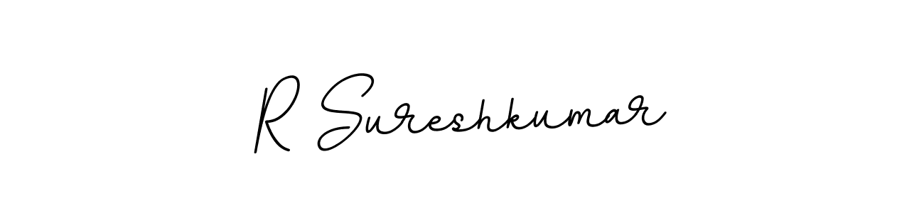 Similarly BallpointsItalic-DORy9 is the best handwritten signature design. Signature creator online .You can use it as an online autograph creator for name R Sureshkumar. R Sureshkumar signature style 11 images and pictures png