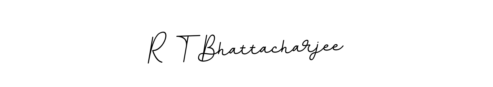 You should practise on your own different ways (BallpointsItalic-DORy9) to write your name (R T Bhattacharjee) in signature. don't let someone else do it for you. R T Bhattacharjee signature style 11 images and pictures png