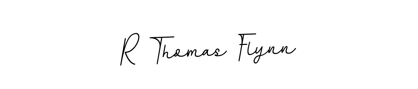 How to make R Thomas Flynn name signature. Use BallpointsItalic-DORy9 style for creating short signs online. This is the latest handwritten sign. R Thomas Flynn signature style 11 images and pictures png