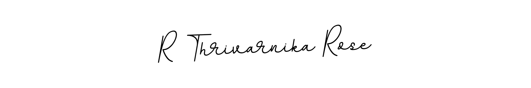 Make a beautiful signature design for name R Thrivarnika Rose. Use this online signature maker to create a handwritten signature for free. R Thrivarnika Rose signature style 11 images and pictures png