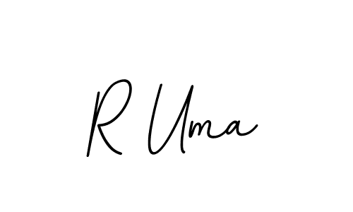 Also we have R Uma name is the best signature style. Create professional handwritten signature collection using BallpointsItalic-DORy9 autograph style. R Uma signature style 11 images and pictures png