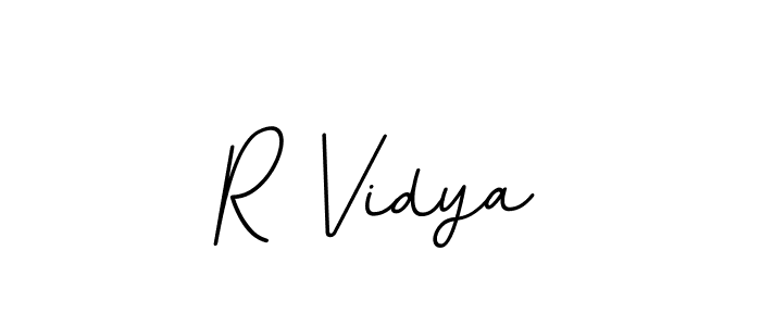 How to make R Vidya signature? BallpointsItalic-DORy9 is a professional autograph style. Create handwritten signature for R Vidya name. R Vidya signature style 11 images and pictures png
