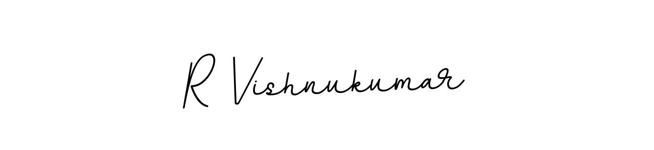 if you are searching for the best signature style for your name R Vishnukumar. so please give up your signature search. here we have designed multiple signature styles  using BallpointsItalic-DORy9. R Vishnukumar signature style 11 images and pictures png