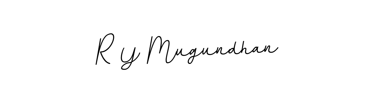 Make a beautiful signature design for name R Y Mugundhan. Use this online signature maker to create a handwritten signature for free. R Y Mugundhan signature style 11 images and pictures png
