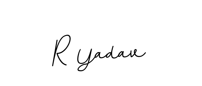 This is the best signature style for the R Yadav name. Also you like these signature font (BallpointsItalic-DORy9). Mix name signature. R Yadav signature style 11 images and pictures png