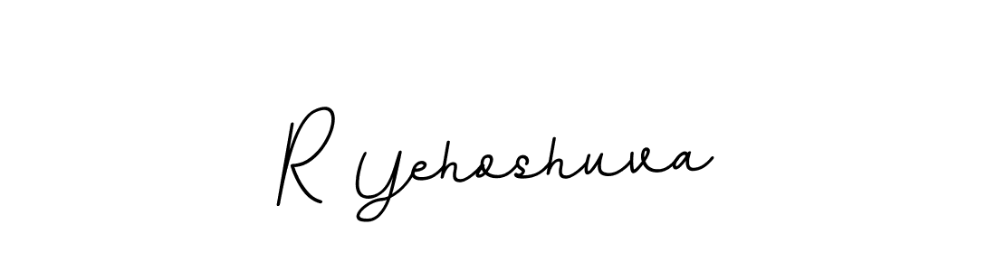 Create a beautiful signature design for name R Yehoshuva. With this signature (BallpointsItalic-DORy9) fonts, you can make a handwritten signature for free. R Yehoshuva signature style 11 images and pictures png