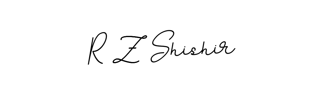 Use a signature maker to create a handwritten signature online. With this signature software, you can design (BallpointsItalic-DORy9) your own signature for name R Z Shishir. R Z Shishir signature style 11 images and pictures png