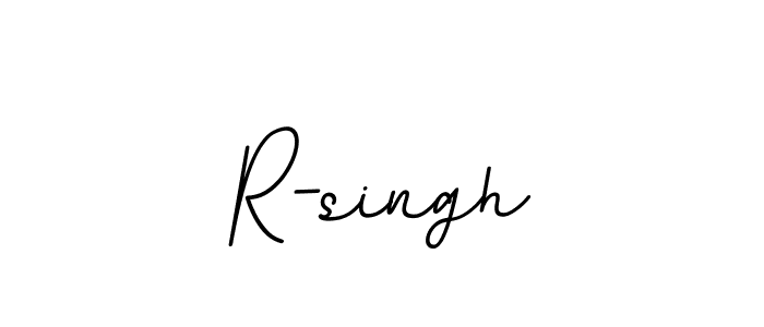 The best way (BallpointsItalic-DORy9) to make a short signature is to pick only two or three words in your name. The name R-singh include a total of six letters. For converting this name. R-singh signature style 11 images and pictures png