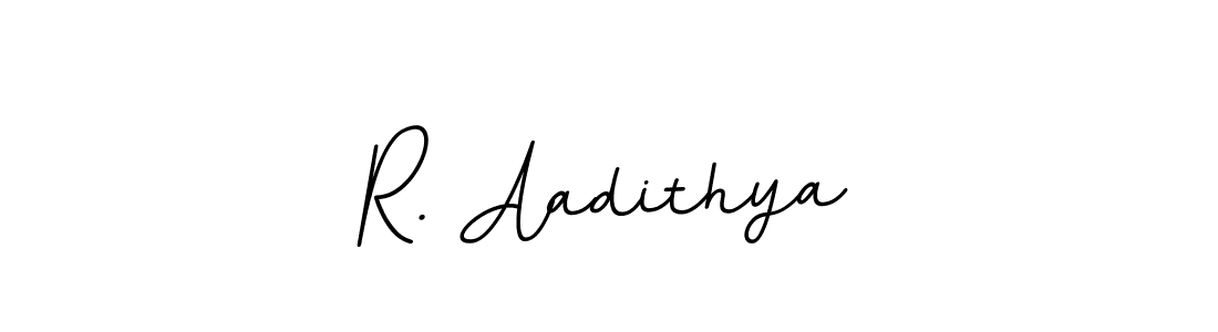 Also You can easily find your signature by using the search form. We will create R. Aadithya name handwritten signature images for you free of cost using BallpointsItalic-DORy9 sign style. R. Aadithya signature style 11 images and pictures png