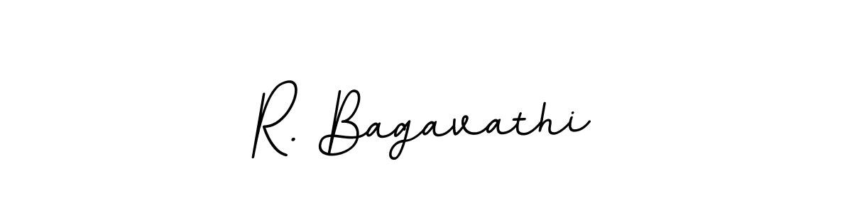 Create a beautiful signature design for name R. Bagavathi. With this signature (BallpointsItalic-DORy9) fonts, you can make a handwritten signature for free. R. Bagavathi signature style 11 images and pictures png