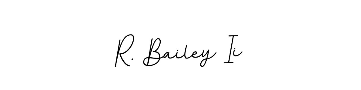 You should practise on your own different ways (BallpointsItalic-DORy9) to write your name (R. Bailey Ii) in signature. don't let someone else do it for you. R. Bailey Ii signature style 11 images and pictures png