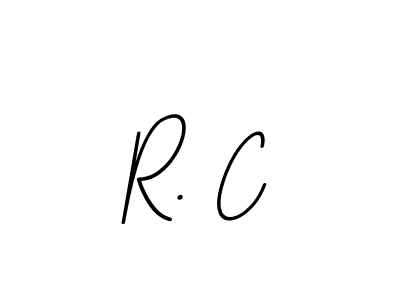 Create a beautiful signature design for name R. C. With this signature (BallpointsItalic-DORy9) fonts, you can make a handwritten signature for free. R. C signature style 11 images and pictures png