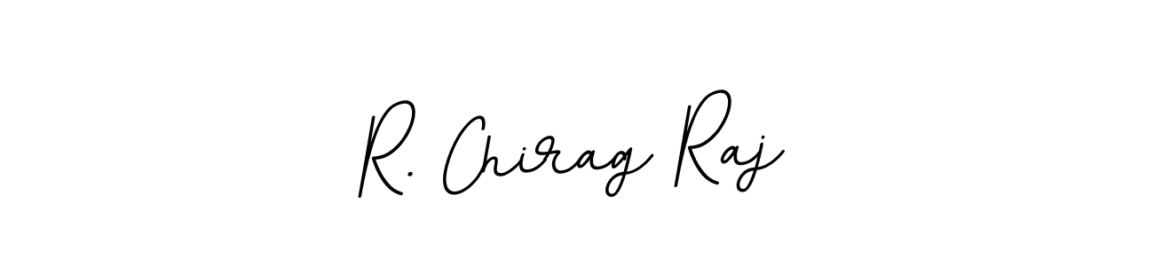 How to make R. Chirag Raj name signature. Use BallpointsItalic-DORy9 style for creating short signs online. This is the latest handwritten sign. R. Chirag Raj signature style 11 images and pictures png