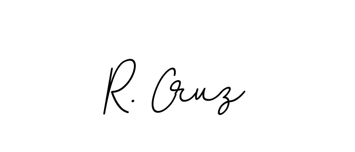 Make a beautiful signature design for name R. Cruz. With this signature (BallpointsItalic-DORy9) style, you can create a handwritten signature for free. R. Cruz signature style 11 images and pictures png