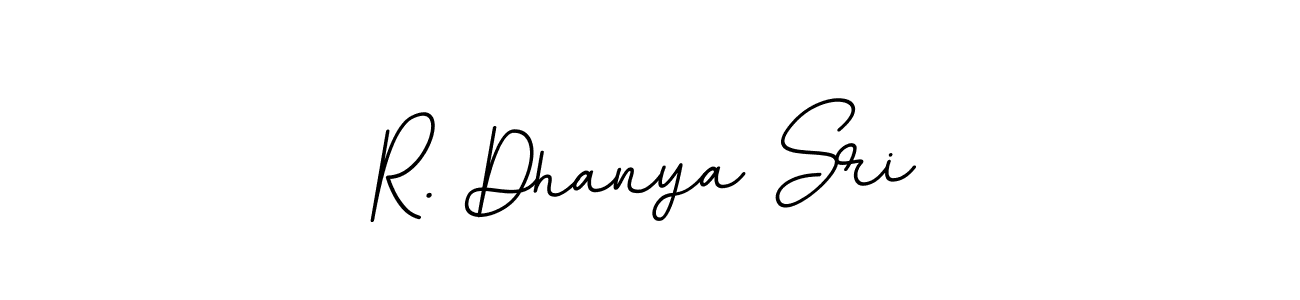 This is the best signature style for the R. Dhanya Sri name. Also you like these signature font (BallpointsItalic-DORy9). Mix name signature. R. Dhanya Sri signature style 11 images and pictures png