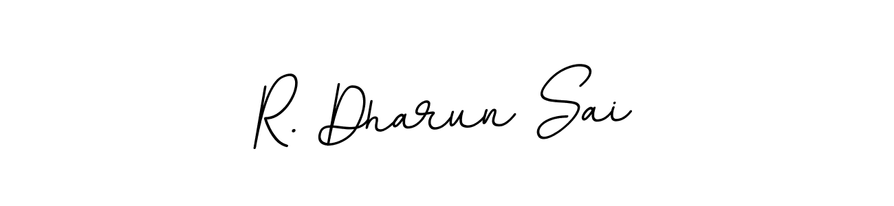 R. Dharun Sai stylish signature style. Best Handwritten Sign (BallpointsItalic-DORy9) for my name. Handwritten Signature Collection Ideas for my name R. Dharun Sai. R. Dharun Sai signature style 11 images and pictures png