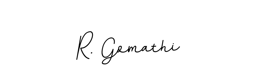 Also You can easily find your signature by using the search form. We will create R. Gomathi name handwritten signature images for you free of cost using BallpointsItalic-DORy9 sign style. R. Gomathi signature style 11 images and pictures png