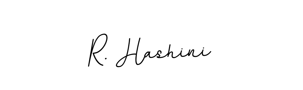 You should practise on your own different ways (BallpointsItalic-DORy9) to write your name (R. Hashini) in signature. don't let someone else do it for you. R. Hashini signature style 11 images and pictures png