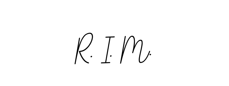 Create a beautiful signature design for name R. I. M.. With this signature (BallpointsItalic-DORy9) fonts, you can make a handwritten signature for free. R. I. M. signature style 11 images and pictures png