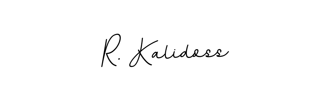 Also You can easily find your signature by using the search form. We will create R. Kalidoss name handwritten signature images for you free of cost using BallpointsItalic-DORy9 sign style. R. Kalidoss signature style 11 images and pictures png