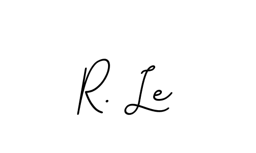 Also we have R. Le name is the best signature style. Create professional handwritten signature collection using BallpointsItalic-DORy9 autograph style. R. Le signature style 11 images and pictures png