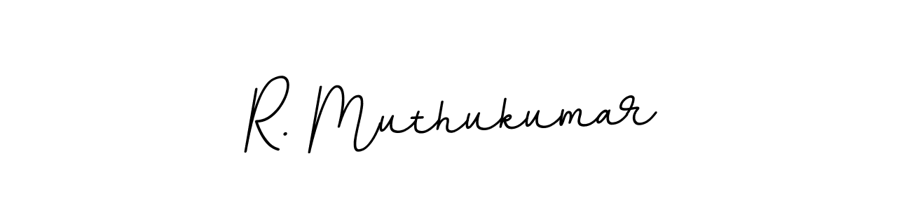 The best way (BallpointsItalic-DORy9) to make a short signature is to pick only two or three words in your name. The name R. Muthukumar include a total of six letters. For converting this name. R. Muthukumar signature style 11 images and pictures png