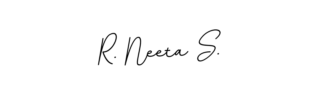 It looks lik you need a new signature style for name R. Neeta S.. Design unique handwritten (BallpointsItalic-DORy9) signature with our free signature maker in just a few clicks. R. Neeta S. signature style 11 images and pictures png