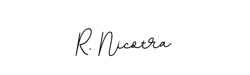 How to make R. Nicotra signature? BallpointsItalic-DORy9 is a professional autograph style. Create handwritten signature for R. Nicotra name. R. Nicotra signature style 11 images and pictures png