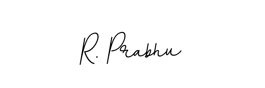 Design your own signature with our free online signature maker. With this signature software, you can create a handwritten (BallpointsItalic-DORy9) signature for name R. Prabhu. R. Prabhu signature style 11 images and pictures png