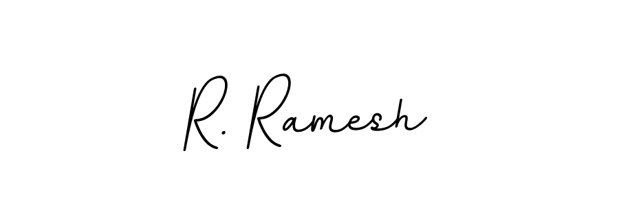 Also we have R. Ramesh name is the best signature style. Create professional handwritten signature collection using BallpointsItalic-DORy9 autograph style. R. Ramesh signature style 11 images and pictures png